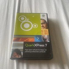 QuarkXPress 7 Complete Retail Software w/ Serial Number Vintage DTP