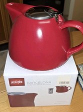 Ceramic Infuser Teapot by Creative Tops, Red