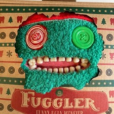 Navidad Fuggler Elfo Festivo Fuggs Divertido Monstruo Feo Verde y Rojo Nuevo Peluche