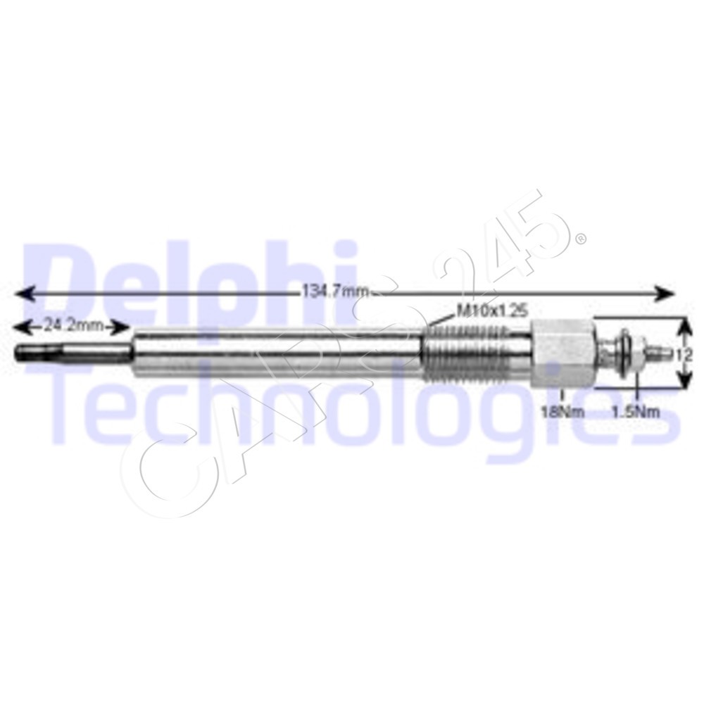 DELPHI Glow Plug For OPEL VAUXHALL ISUZU Campo Frontera A Sport 87-02 94175158