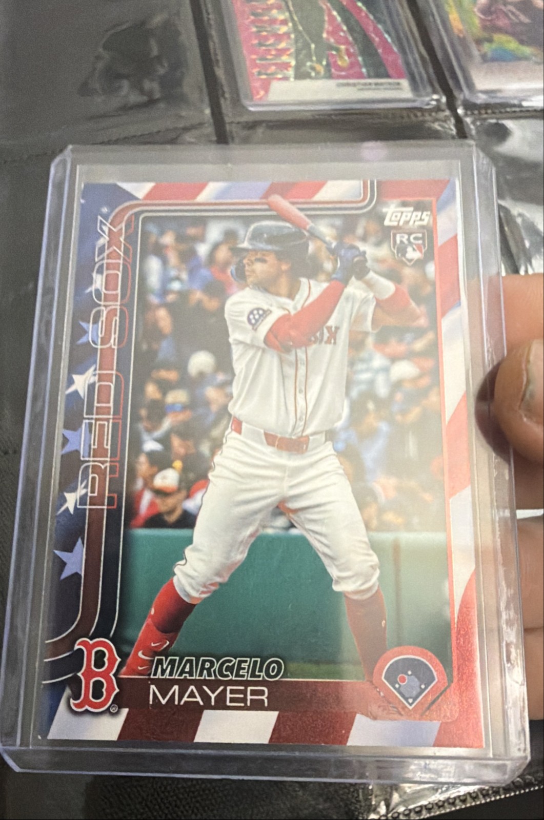 2025 Topps Update Series - Marcelo Mayer #US105 Independence Day /76 (RC) Z11