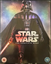 Star Wars - The Complete Saga Blu-ray, 2015 6 FILMS VG W/SLIP CVR