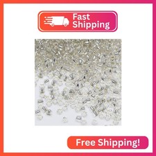 Bala Fillic Clear Sliver Lined Color Size 3mm Seed Beads About 3600pcs/100Grams