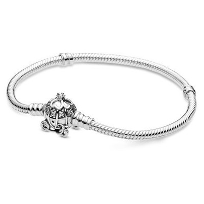 Pandora x Disney Cinderella Pumpkin Coach Charm Bracelet - 599190C01-16 - 5.5''