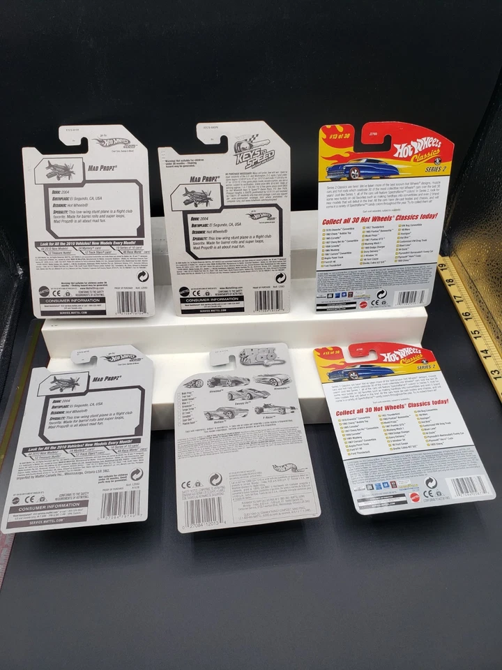 Madd Propz NOS Hot Wheels Mattel Diecast Airplanes Stunt Crop Dusters Lot of 6 - Image 4 of 4