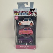 Hello Kitty And Friends. Set Of 3 Cars. Hello Kitty Kuromi My Melody