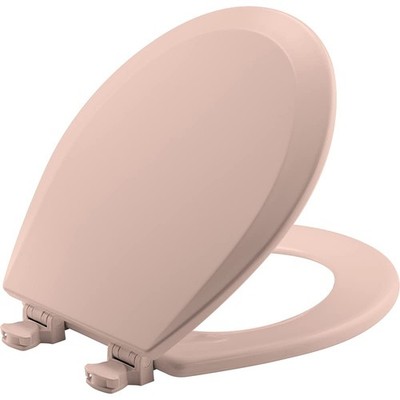 500EC 063 Toilet Seat with Easy Clean & Change Hinges, 1 Pack Round, Venetian...