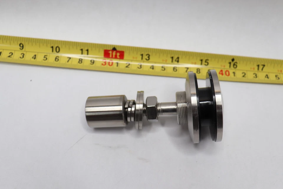 C.R. Sujetador combinado giratorio Laurence acabado acero inoxidable cepillado RSF10BS Foto 4 de 4