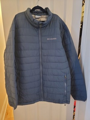 Columbia Men's Sportswear Jacket  Blue Lightweight Puffer Large