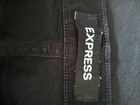 Express Black Cropped Straight High Rise Stretch Pants Size 0R — photo 2
