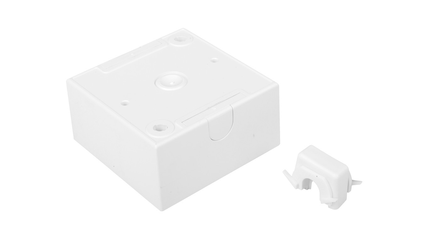 Berker/B.Kwadrat Single surface-mounted box, snow-white 5310419909