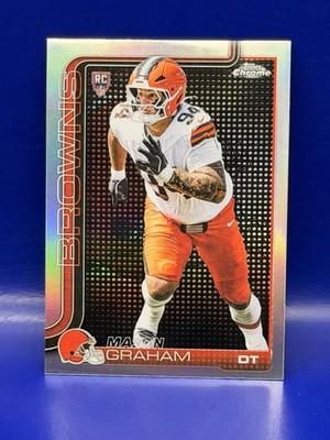 2025 Topps Chrome Mason Graham RC Light-board SP Refractor Browns #302
