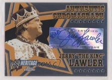 2006 Topps Chrome WWE Heritage Authentic Chromograph Jerry Lawler Auto 07ap