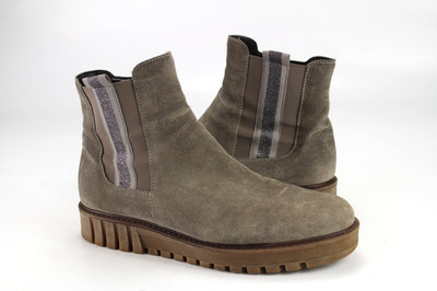 Gabor Gr.38 Uk.5 Damen Stiefel Stiefelette Boots Winter Wildleder TOP  K 304
