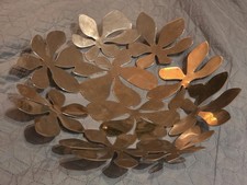Ikea Stockholm Metal Flower Fruit Bowl Monika Mulder Design 42cm/16.5"