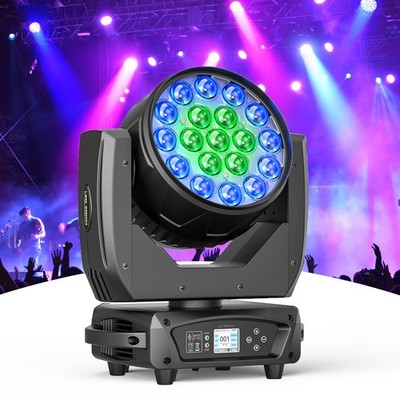 380W LED RGBW Moving Head Light Zoom Wash Beam Stage Spot Light DJ Disco DMX512