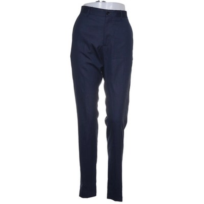 Zara, Stoffhose, Größe: 38, Blau, Elasthan/Polyester/Viskose, Nadelstreifen #apH