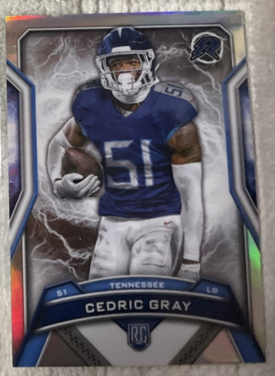 2024 Topps Resurgence #193 Cedric Gray Refractor Tennessee Titans ROOKIE RC