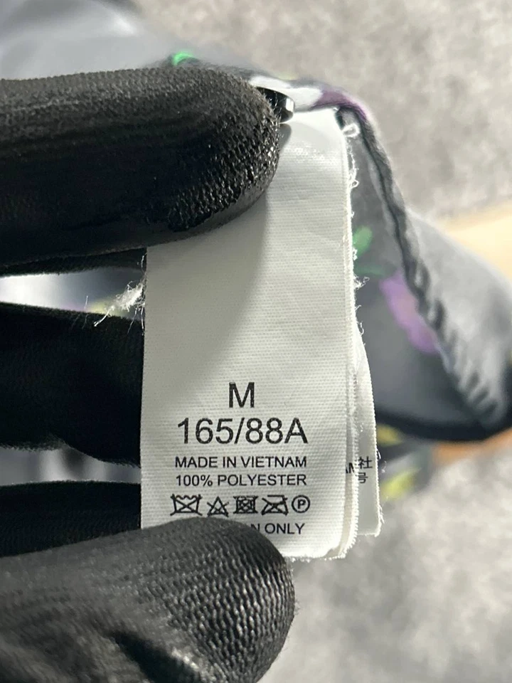 Vestido Kate Spade Mujer Mediano Negro Púrpura Amarillo Floral Blusa Foto 4 de 4