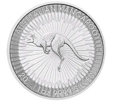 2026 Australian 1oz Kangaroo 9999 Silver Bullion Coin 99.50 per troy oz