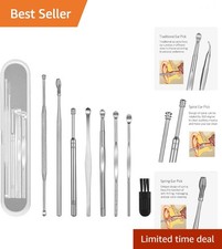 Ultimate Ear Wax Removal Kit: 8 Surgical Steel Tools for Effective Hygiene