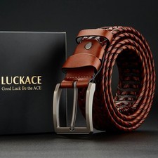 Genuine Leather LUCKACE Men's