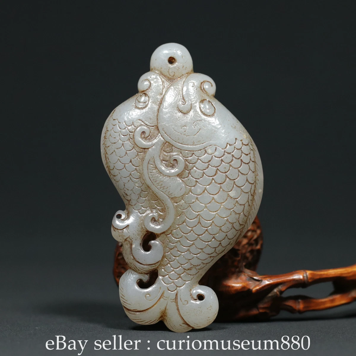 古董原始玉石古董中国盆| eBay