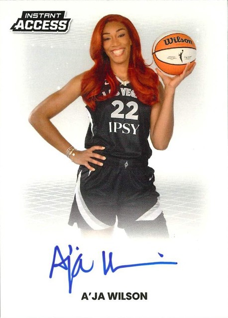 A'JA WILSON /30 AUTO - 2026 Panini WNBA Instant Access Autographs PRESALE