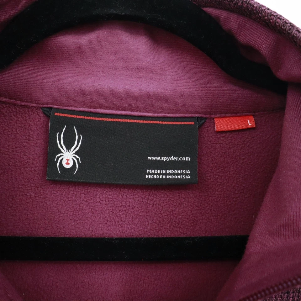 Spyder Endure Jacket Womens L Burgundy Athletic Activewear Sporty Outdoor Hiking - Image 2 of 4