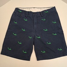 Vintage Polo Ralph Lauren Embroidered Whale Shorts Men's Size 32