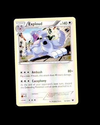 HP XY - Fates Collide Reverse Holo Exploud 82/124