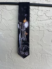 Vintage Harley-Davidson Ralph Marlin 1994 The Leading Edge Motorcycle Neck Tie