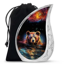 Bear Ash Holder For Human Ashes Cremation Urns For Women Decorative Urn 10 Inch