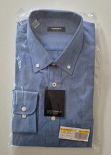 Walbusch Langarm Hemd Gr. L, 41/42, Blau, Comfort Fit, Extralang! Neu, OVP!