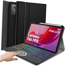 Backlit Touchpad Keyboard Case for Lenovo Tab M11 11 Inch 2024 3-Zone Backlit