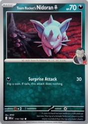 Team Rocket's Nidoran 114/182 Destined Rivals