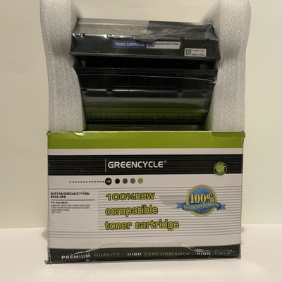 Greencycle Toner C7115A/Q2613A/Q2624A for HP LaserJet 3 Pack New Sealed