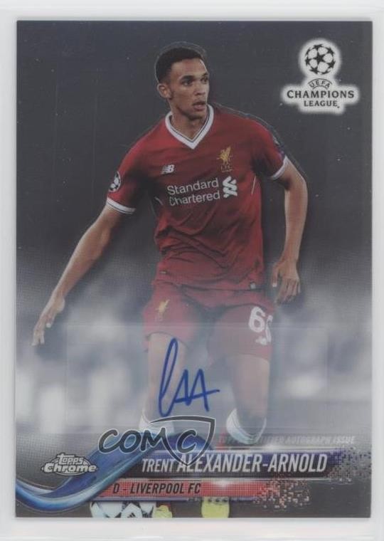 2017-18 Topps Chrome UCL Auto Trent Alexander-Arnold #29 Rookie Auto RC 2oz
