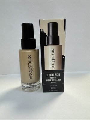 Smashbox Studio Skin 24-Hour Hydra FOUNDATION Fair 0.3 (Neutral)- 1oz/30ml