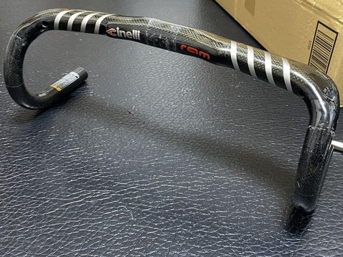 Guidon De Vélo De Route Cinelli Ram 2 Intégré Carbone - Blanc - Taille 420/110 - Occasion