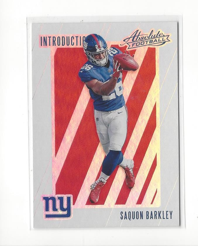 2018 Absolute Introductions #6 Saquon Barkley RC Rookie Giants Eagles