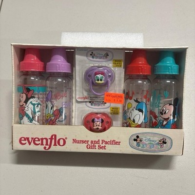 NEW Vintage 1992 Evenflo Disney Babies Nurser Set Minnie Mickey Daisy Donald