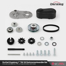 Densieg 1" Go Kart Drehmomentwandler Kupplung TAV 30 10T/12T Ritzel f&uuml;r 8-11 PS