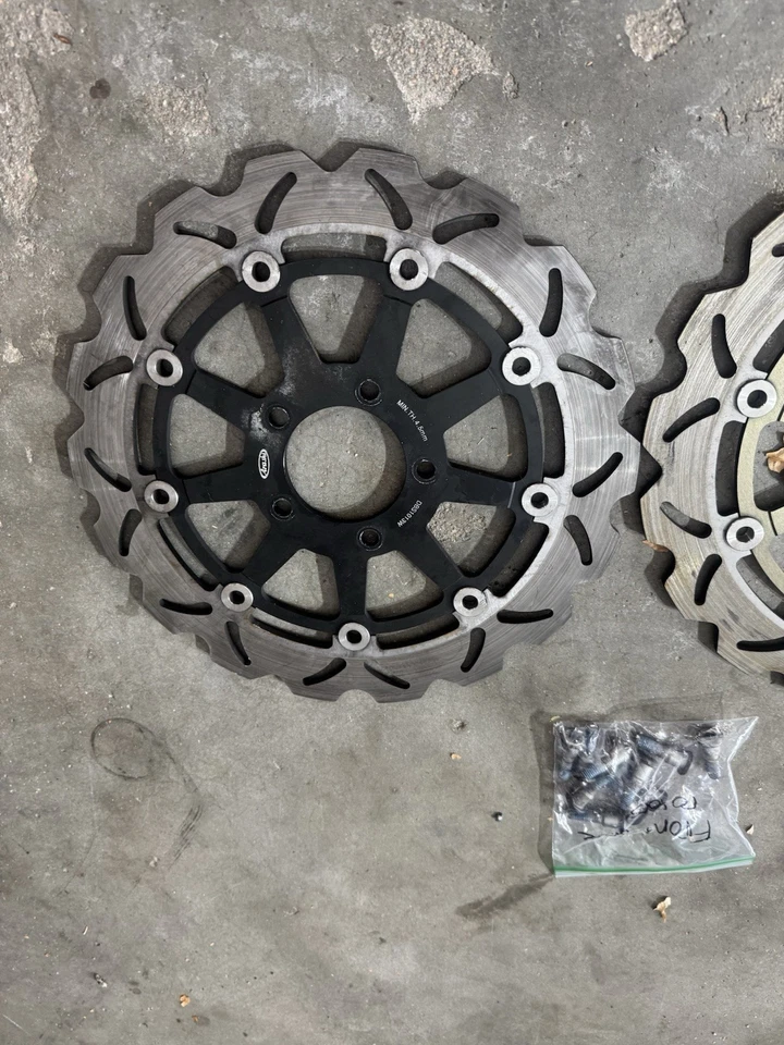 2001 - 2003 铃木 GSXR600 GSXR 600 前刹车转子套件 左右 — 第 3/4 张图片