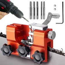 2025 Upgraded Chainsaw Sharpener,Chain Saw Sharpening Jig,Hand-Cranked Chains...