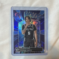 Panini 2024-25 Donruss Optic My House! Stephon Castle #16 Prizm Rookie Spurs
