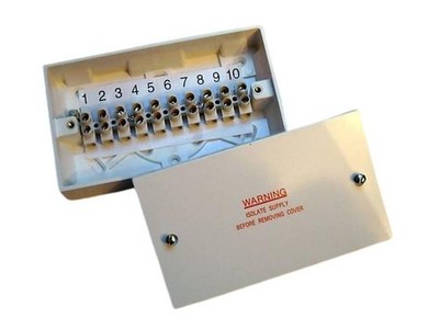 10-fach 15A Abzweigdose 10 x 15 Ampere Klemmen, nützlich für Heizung Verdrahtungszentrale