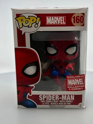 Funko POP! Marvel Spider-Man #160 Vinyl Figure DAMAGED BOX SEE PICS