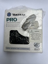 Yaktrax Pro 08609 Unisex Rubber/Steel Snow and Ice Traction Black Small