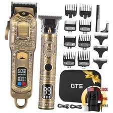 GTSPROProfessional Hair Clippers for Men   Cordless Barber Clippers with LCD